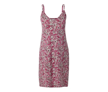 Trägernachthemd mit Paisley-Muster.