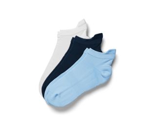 Weiss und blau