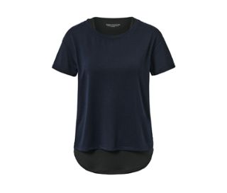 Shirt dunkelblau<br>Top schwarz