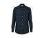 Navy Hemd mit Leinen.