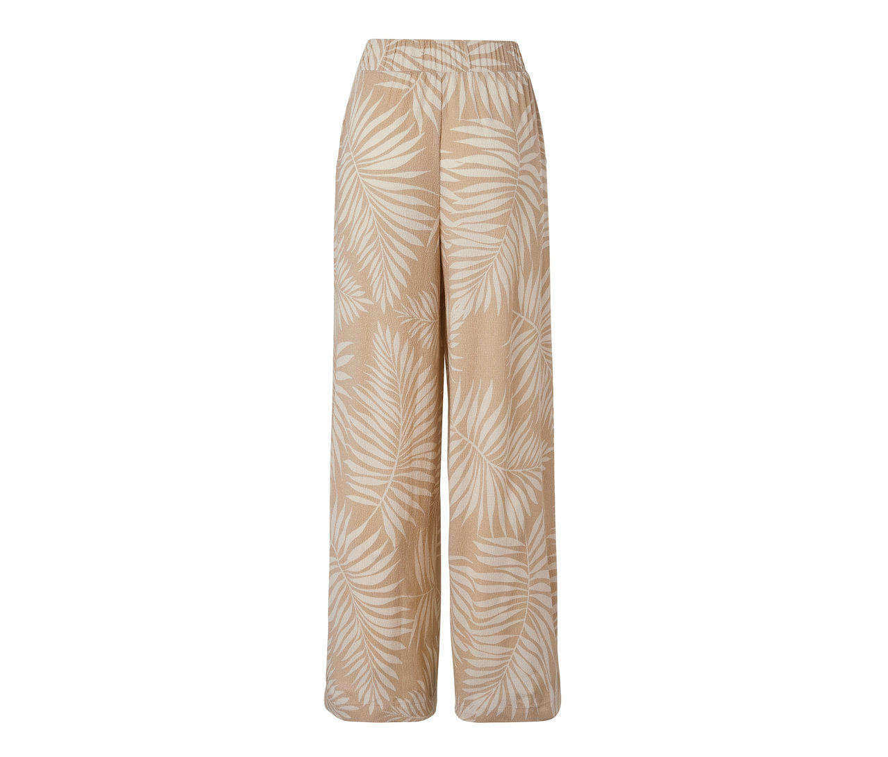 Strukturierte Palazzohose mit Alloverprint.