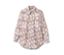 NAH/STUDIO Longbluse aus Bio-Baumwolle mit Print.