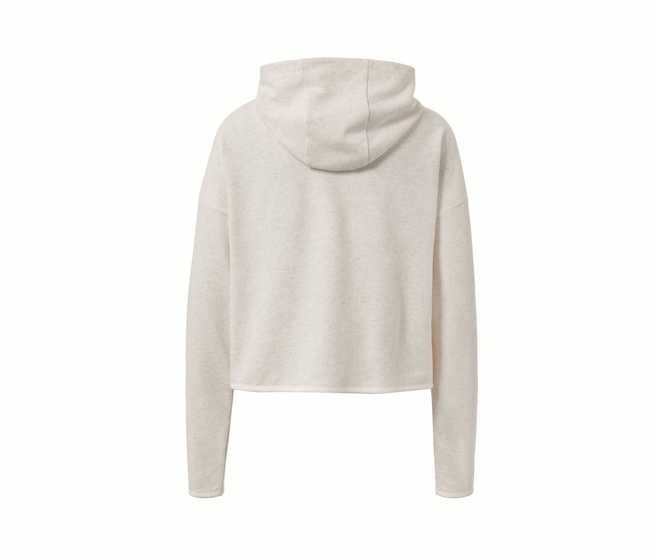 Rückansicht eines Sweatpullovers.