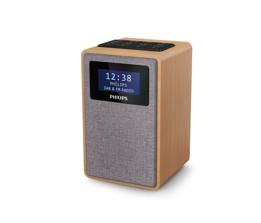 Philips DAB-Radio »TAR5005« vor einem weißen Hintergrund.