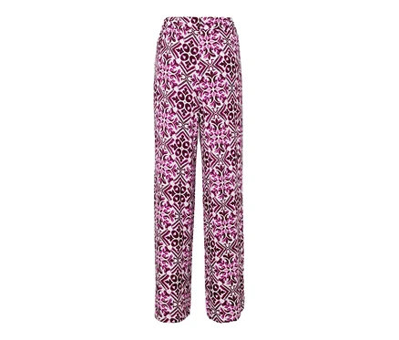 Bedruckte Palazzohose, berry.