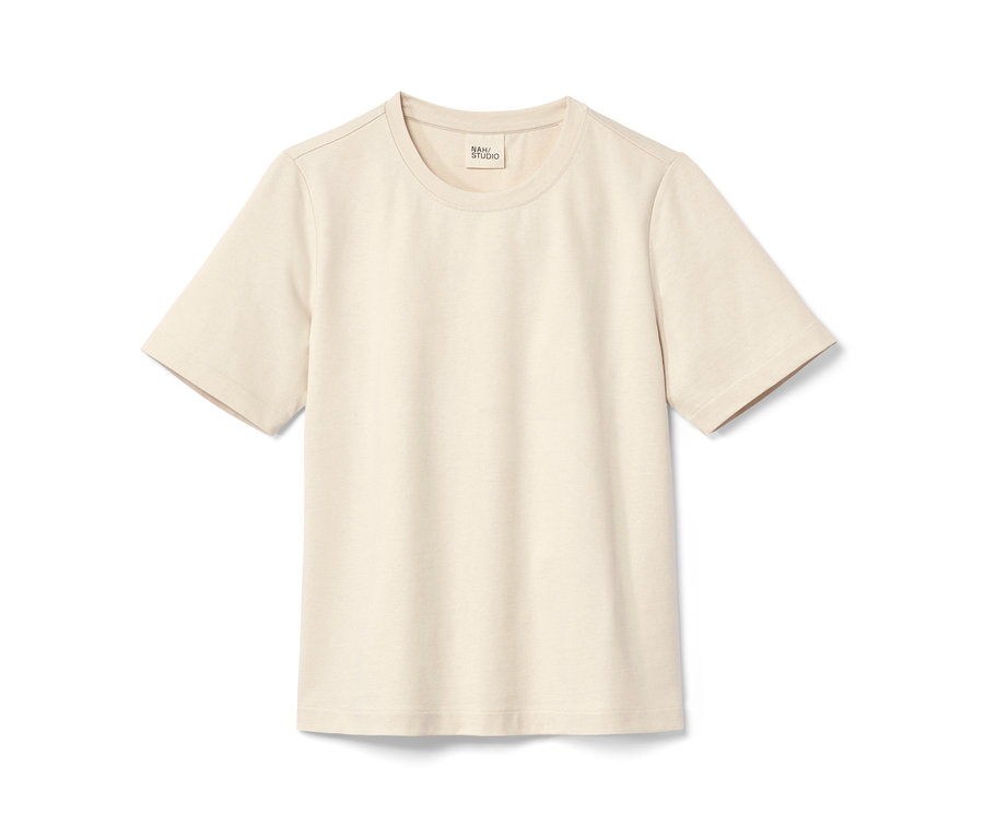 NAH/STUDIO Heavy Weight Shirt aus nachhaltiger Baumwolle, ungefärbt.