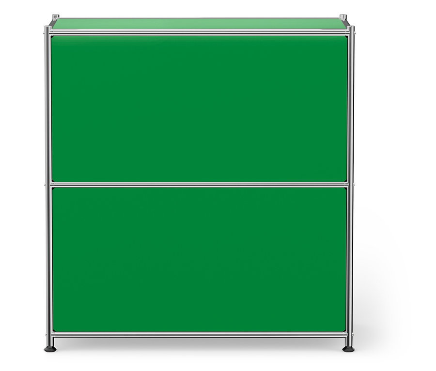 Sideboard Metall »CN3« mit 2 Klappenfächern, grün bei Tchibo