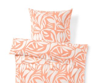 Apricot-weisser Alloverprint