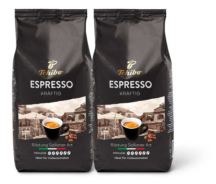 Espresso Kräftig - 2 x 1 kg Ganze Bohne
