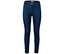 Blaue Jeans auf weißem Hintergrund.
