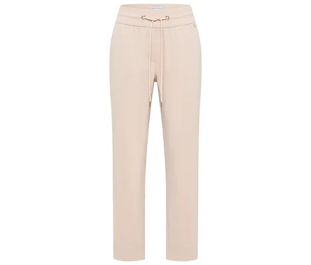 Hellbeige CECIL Joggpants »Tracey« mit elastischem Bund und Kordelzug.