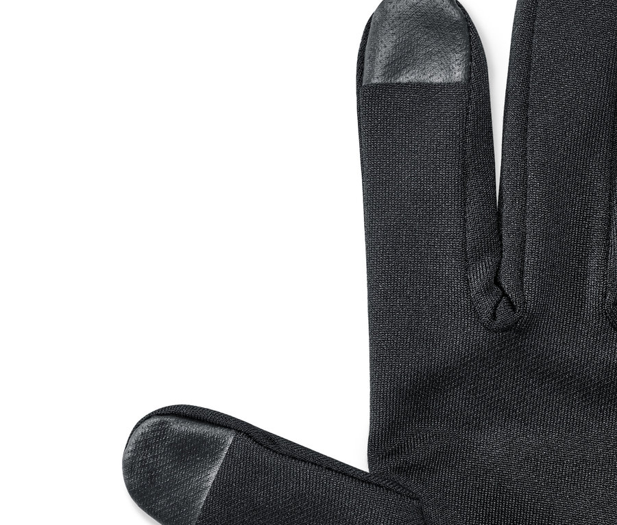 Detailaufnahme eines Laufhandschuhs.