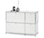 Weißes Sideboard »CN3« mit 4 Klappen.