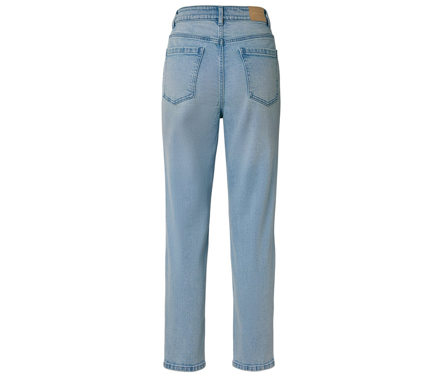 Helle Jeanshose von hinten.