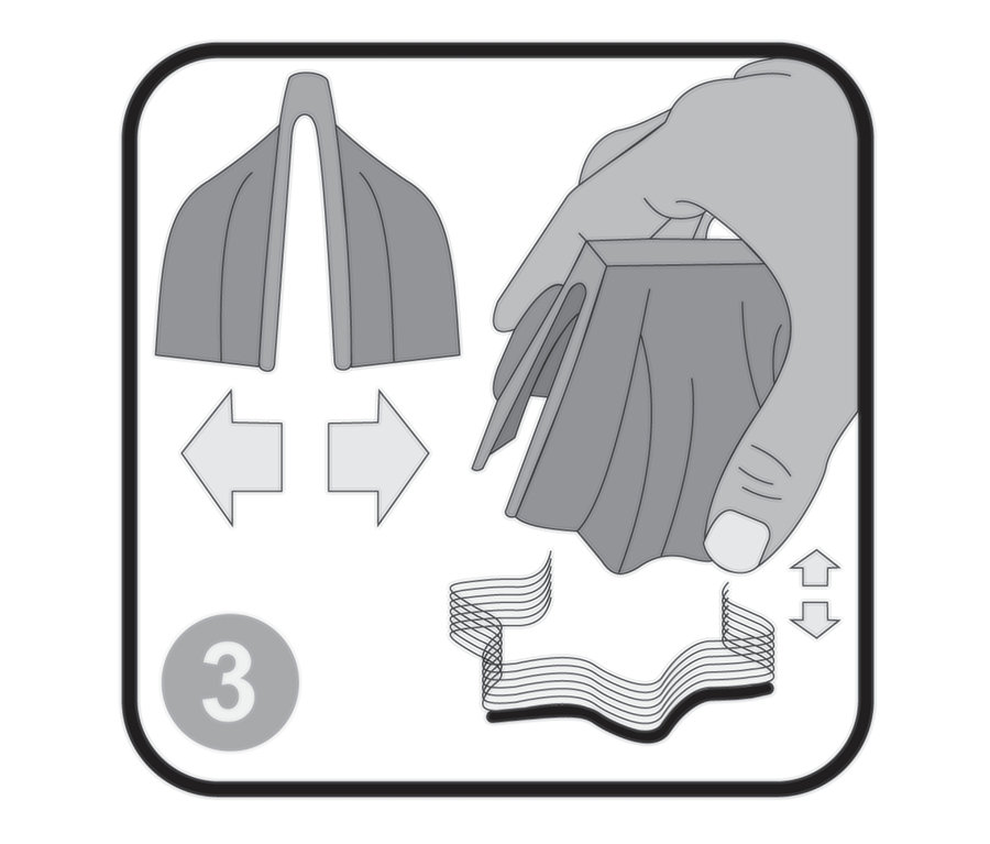 Anleitung zur Verwendung des Zimtsternausstechers.
