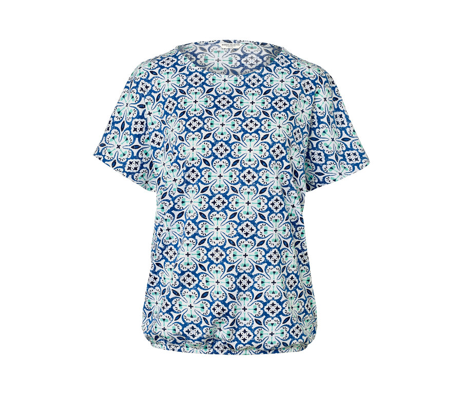 Blusenshirt mit Alloverprint.