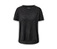 Ein anthrazitfarbenes Sportshirt mit Leopardenmuster.