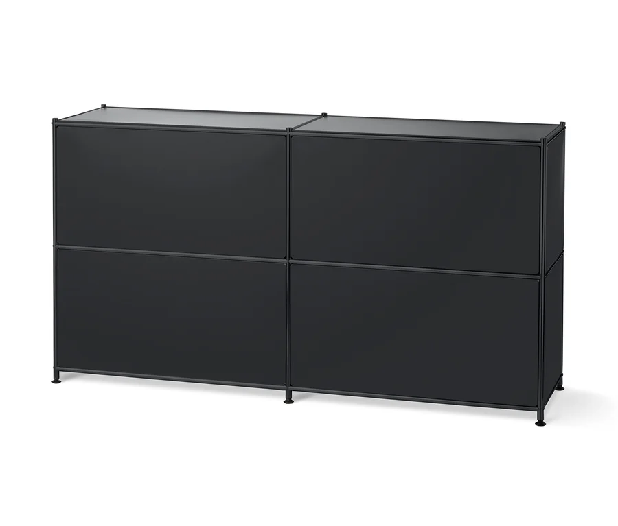 Sideboard Metall »CN3« mit 2 versetzbaren Klappenfächern, all