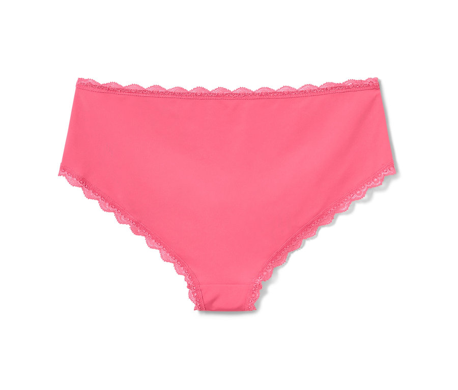Ein einzelner pinker Hipster mit Spitze; 2er-Pack.
