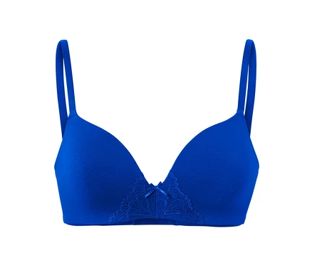 Blauer Softschalen-BH.