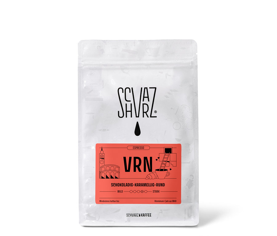 Ein Beutel Schvarz - VRN Espresso - 250 g Ganze Bohne.