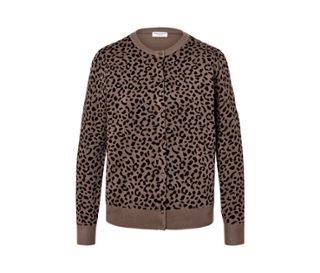 Bedruckter Feinstrick-Cardigan