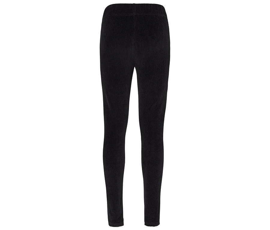 Schwarze Cord Leggings.
