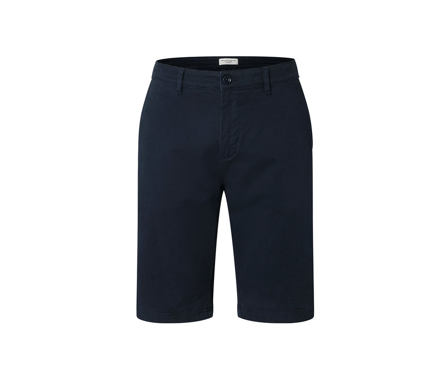 Navy Chino-Shorts.