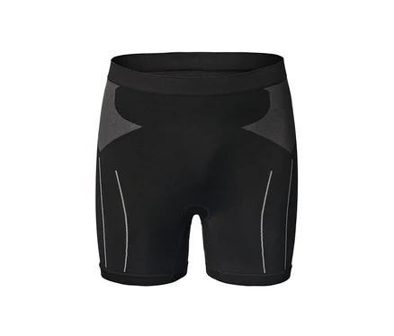 Schwarze Radunterhose.