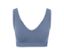 Blaues Seamless-Sport-Bustier.