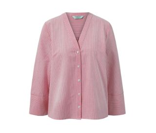 Rosé-weiß gestreift