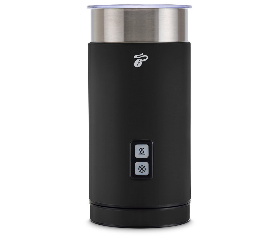 Elektrischer Milchaufschäumer, schwarz