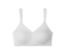 Weißes SCHIESSER Invisible Bustier mit Pads.