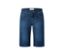 Mittellange, blaue Angels Jeans »Bermuda Turn-Up« mit gerader Passform.