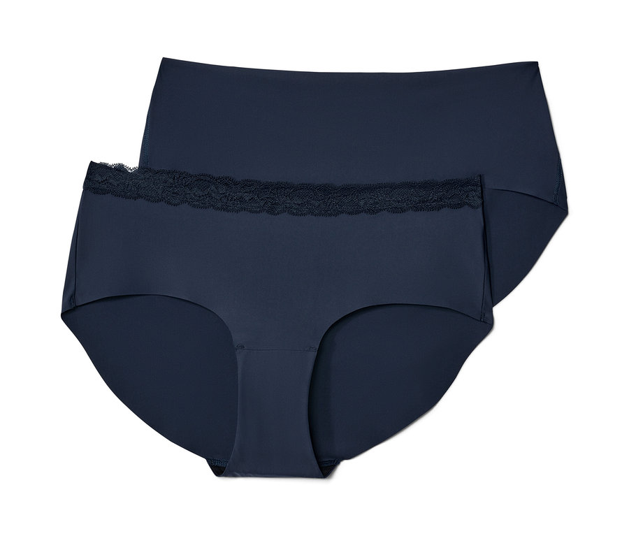 Zwei blaue Magic-Cut-Pantys.