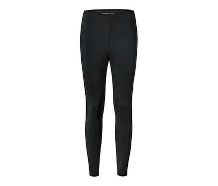 Schwarze Heavy-Leggings auf weißem Hintergrund.