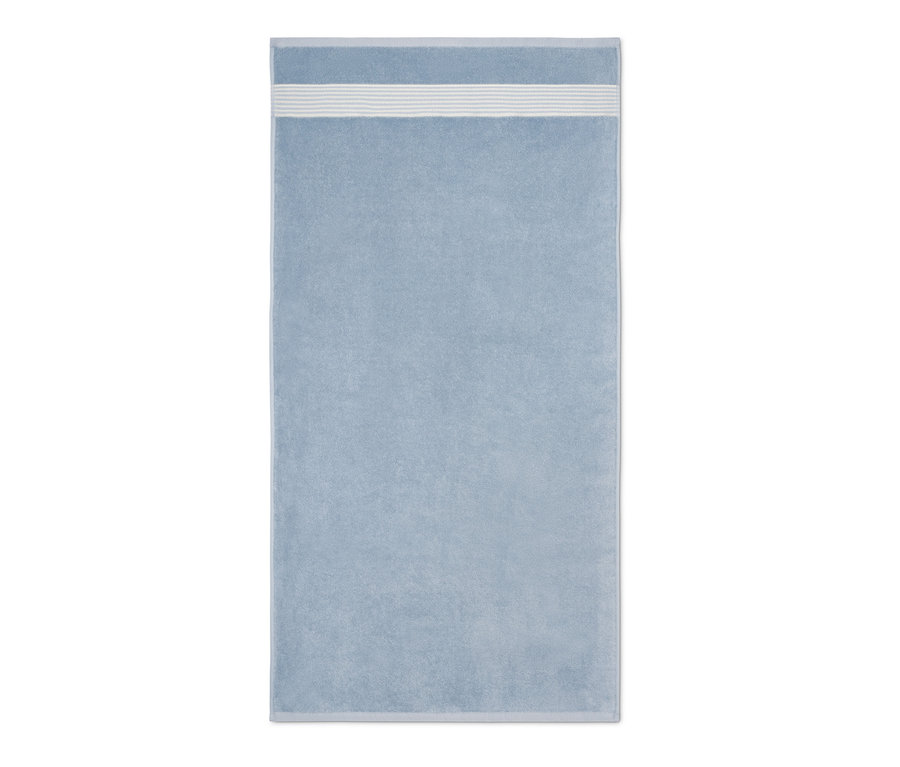Blaues Premium-Badetuch.