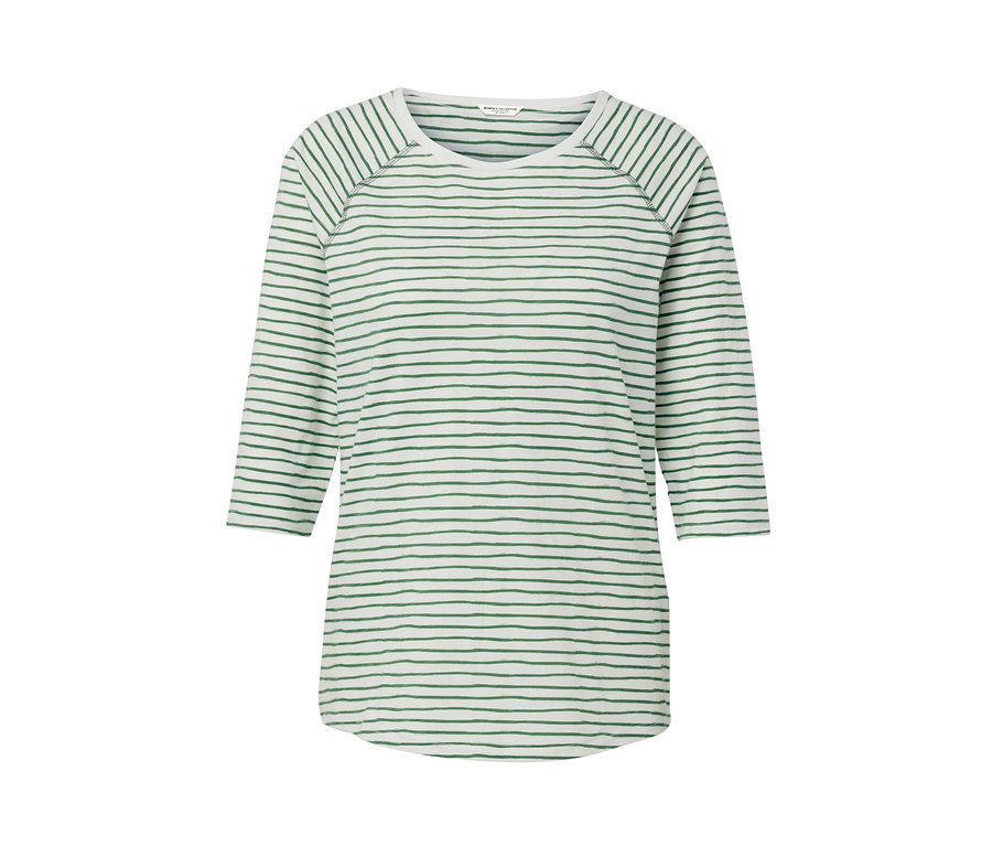 Gestreiftes Shirt mit 3/4-Arm.