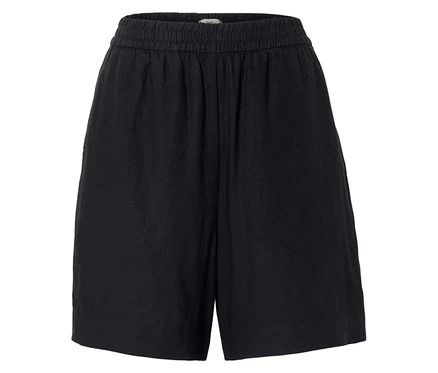 Schwarze Shorts mit Gummibund.
