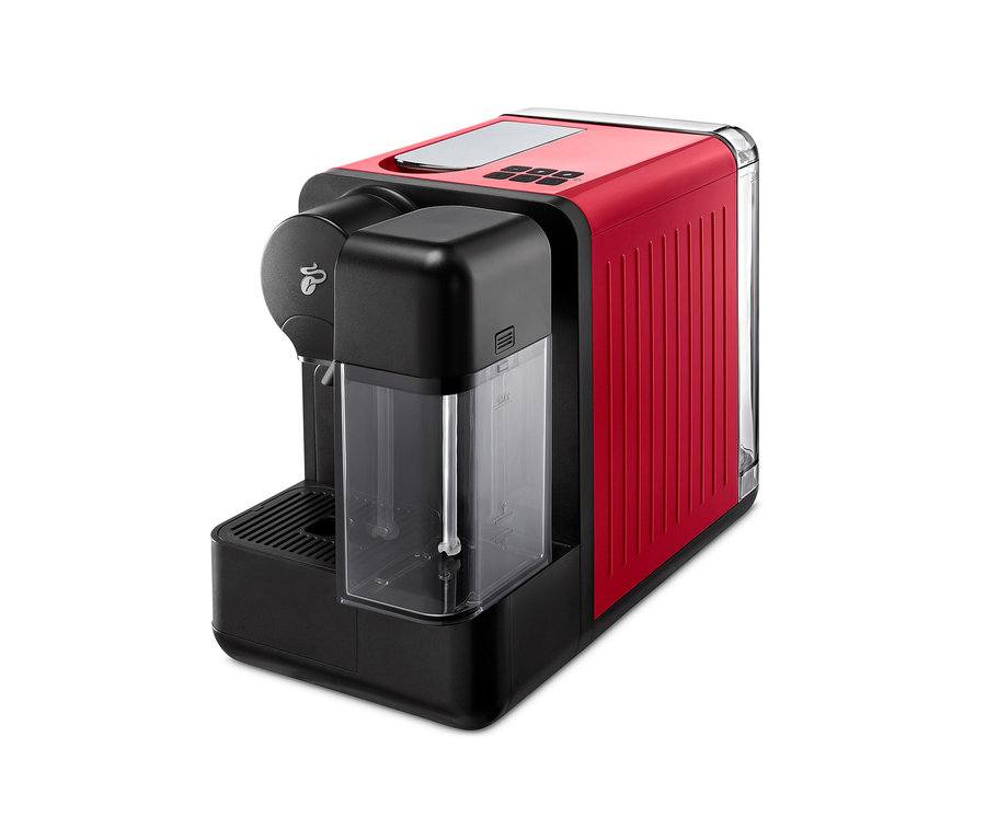Rote Cafissimo milk Kaffeemaschine.