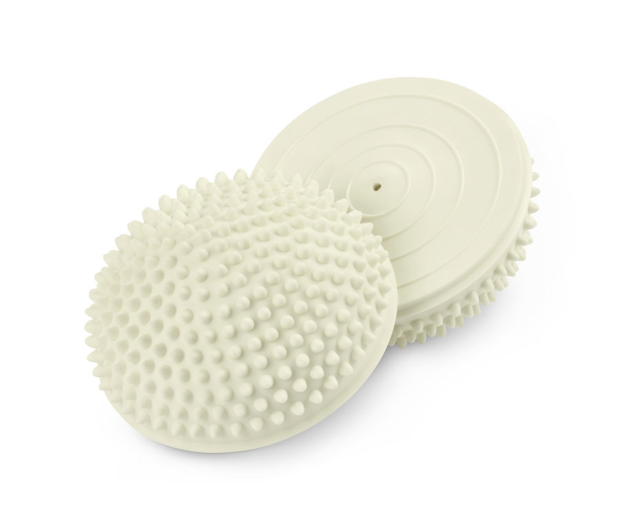 Zwei Balance-und-Massage-Pads.
