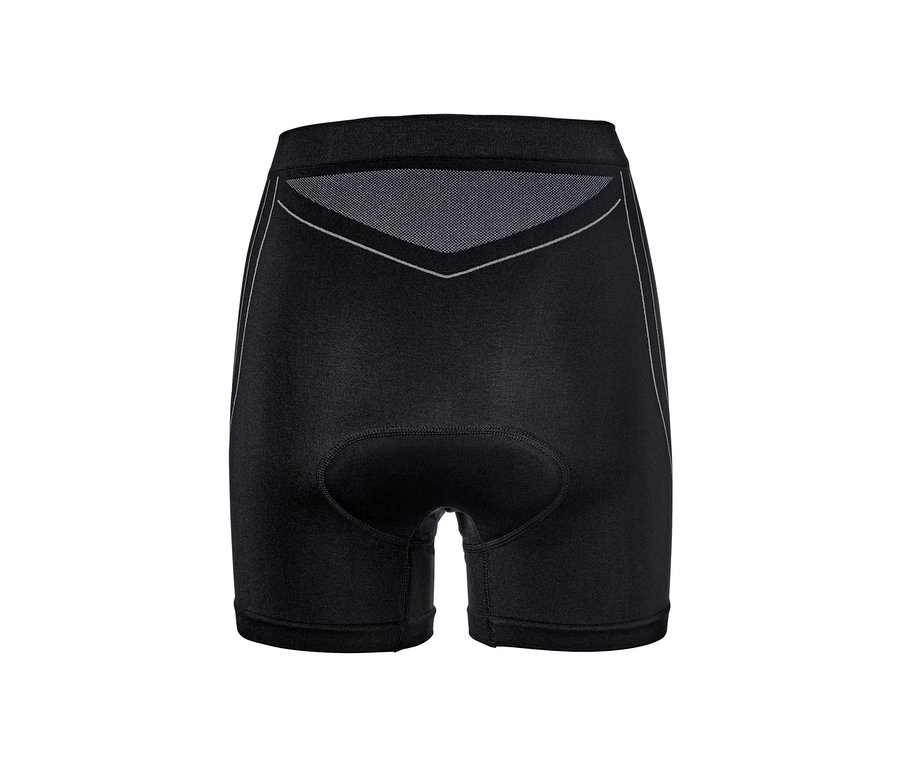 Schwarze Radunterhose.