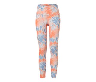 Orange-blauer Batik-Print