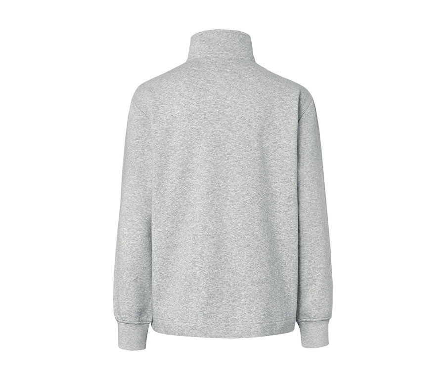 Rückansicht eines grauen Sweat-Troyers.