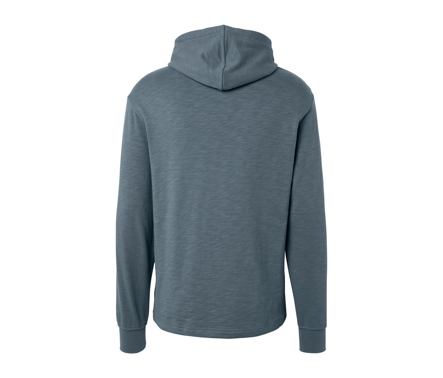 Rückansicht eines Hoodies.