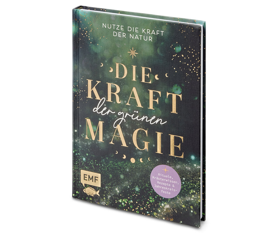 Buch mit dem Titel Die Kraft der grünen Magie.