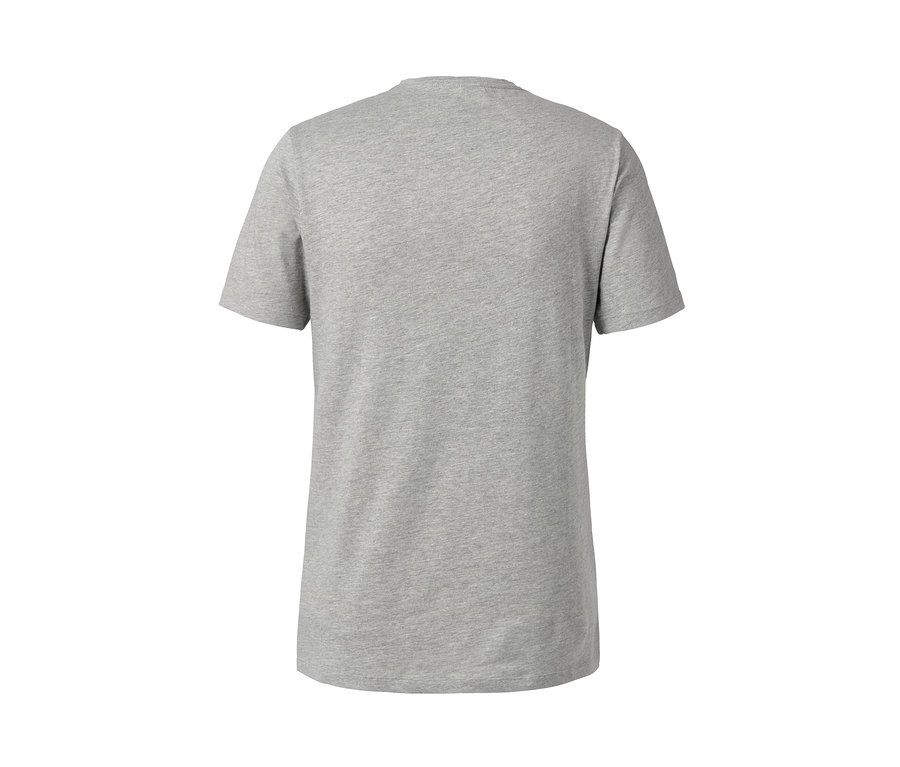 Graues 2 T-Shirts mit Rundhalsausschnitt.