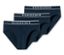 3 SCHIESSER Rio-Slips mit Bio-Baumwolle, dunkelblau - dunkelblau