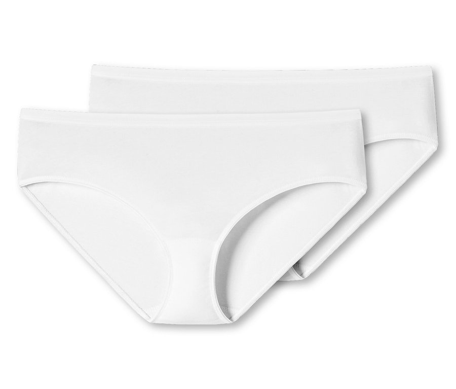 Zwei weiße SCHIESSER Hipster.