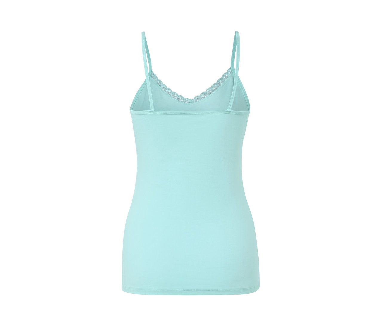 Blaues Hemdchen mit Spitze oben. 2 Hemdchen
